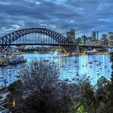 bridge, Australia, Sydney