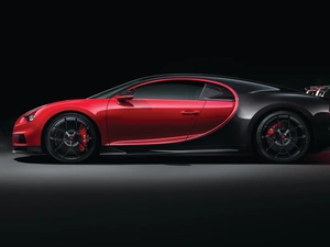 2018, Red-black, Bugatti Chiron Sport