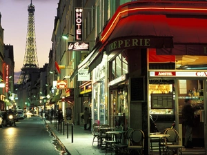 cafeteria, Paris, alley