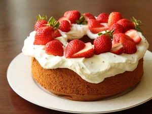 Cake, strawberry