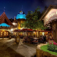 Town, Disneyland, California, Restaurant