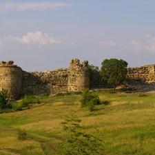 ruins, castle