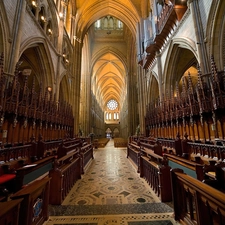 Cathedral, interior, Gothic