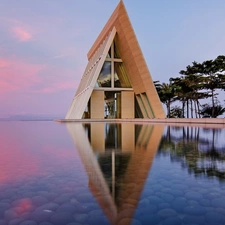 Crystal, Stones, chapel, water