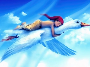 Children, sleepy, Dreams, Characters