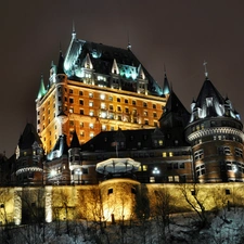 Quebec, Canada, Castle, Chateau Frontenac, Hotel hall