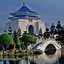 Memorial, Hall, Taiwan, Chiang Kai Shek, Taipei