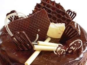 Cake, Chocolate, decoration, chocolate