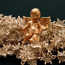 Christmas, angel, Stars