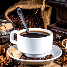 grains, bag, sugar, mill, bowl, coffee, cup, cinnamon