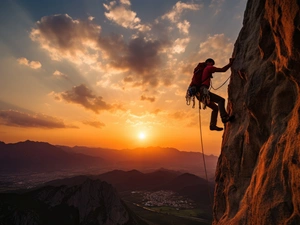 Great Sunsets, Mountains, climbing