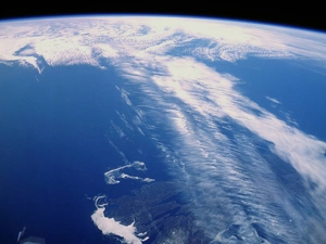 clouds, Ocean, dispelled