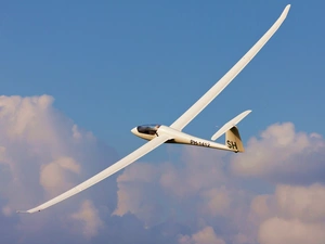 clouds, glider, Sky