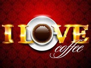 cup, text, graphics, coffee