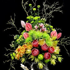 composition, bouquet, flowers