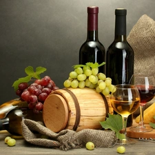 Wine, Cask, composition, Grapes