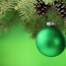 cones, Green, bauble