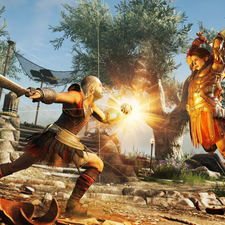 Characters, game, Assassins Creed Odyssey, Fight