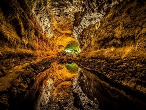 Cueva de los Verdes Cave, Canary Islands, Island of Lanzarote