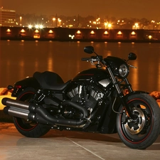 Night, Black, Harley Davidson Night Rod Special