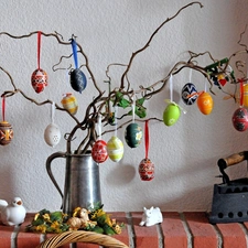 decoration, easter, eggs