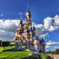 Disneyland, Castle, Rapunzel