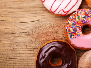 Donuts, glace, donuts