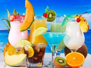 drinks, summer, color