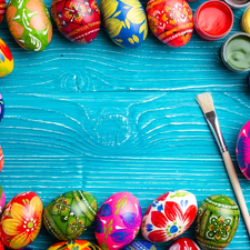 brush, color, boarding, Easter, Paints, eggs