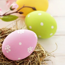 eggs, Easter, color