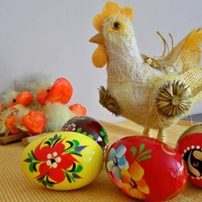 Ducklings, color, eggs, chicken