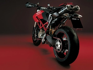 Ducati Hypermotard 1100, exhaust, carbon, system