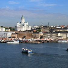 panorama, Helsinki, Finland, town