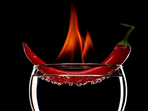 water, pepper, Big Fire