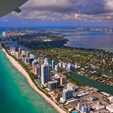 panorama, Miami, Florida, town