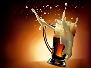 Foam, mug, beer
