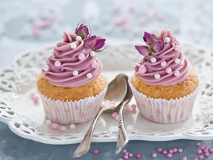 food, dessert, Muffins