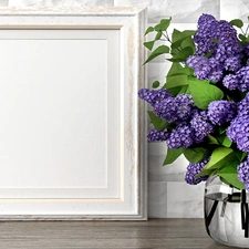 frame, bouquet, without