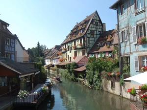 France, panorama, town