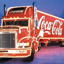 Coca-Cola, Truck, Freightliner