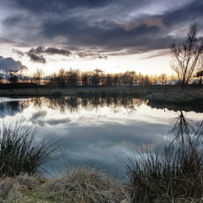 River, White frost