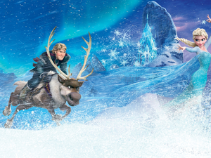 Frozen, winter, Reindeer Sven, snow, Kristoff, Frozen, story, Elsa