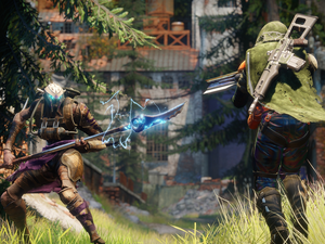 Characters, game, Destiny 2, Fight