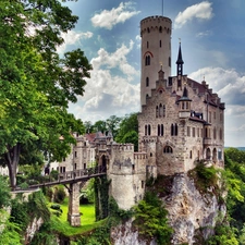 Germany, Castle, Lichtenstein