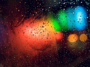 Glass, Colours, Rain