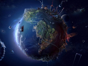 graphics, land, fantasy