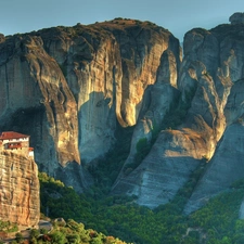 Greece, meteors, Mountains