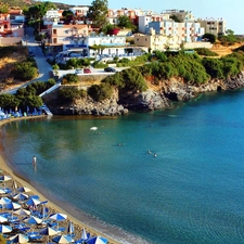sea, Crete, Greece, Beaches