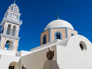 Greece, Fira, Cathedral of St. John the Baptist, santorini