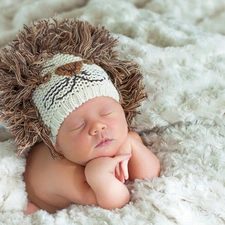 Hat, Sleeping, Baby